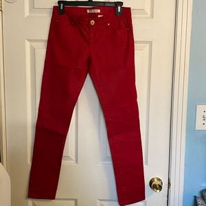 Red Jeans by ZCO Stretch Skinny